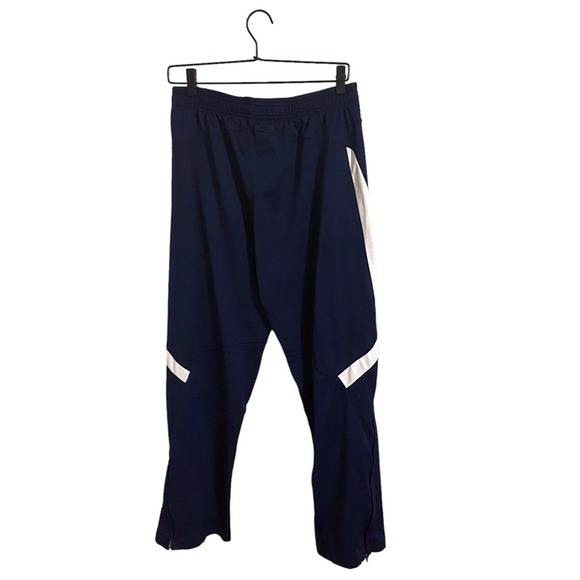 Adidas Climalite Navy Blue Athletic Track Pants Medium - Picture 3 of 7